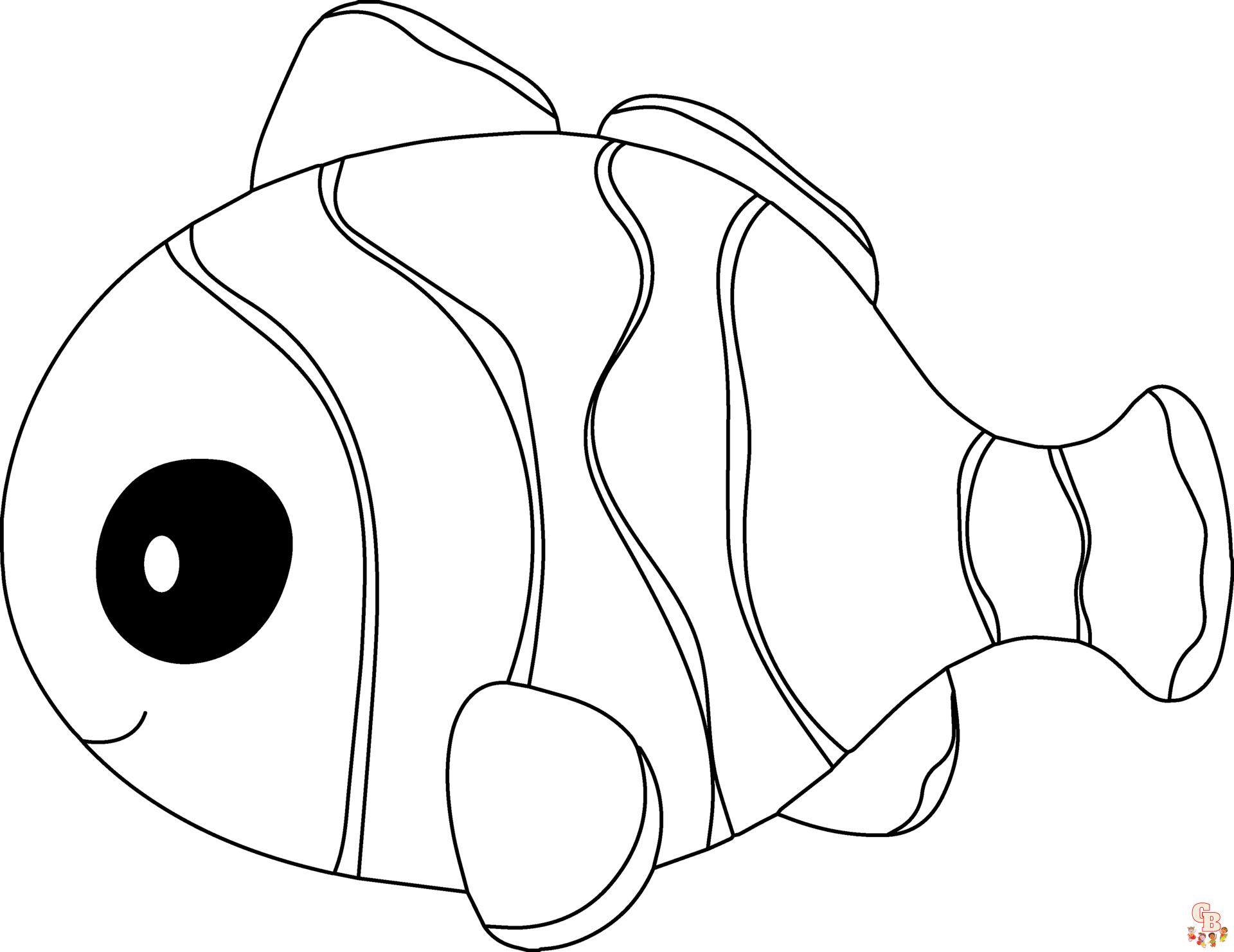 ausmalbilder kostenlosClownfisch 2