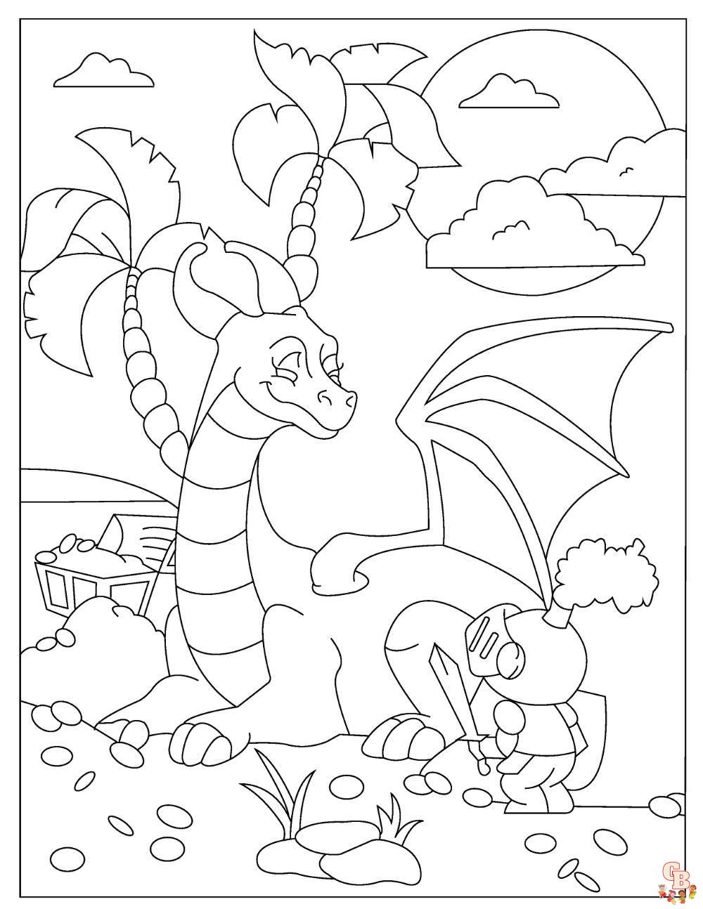 dragon coloring pages apr19 9 page 0