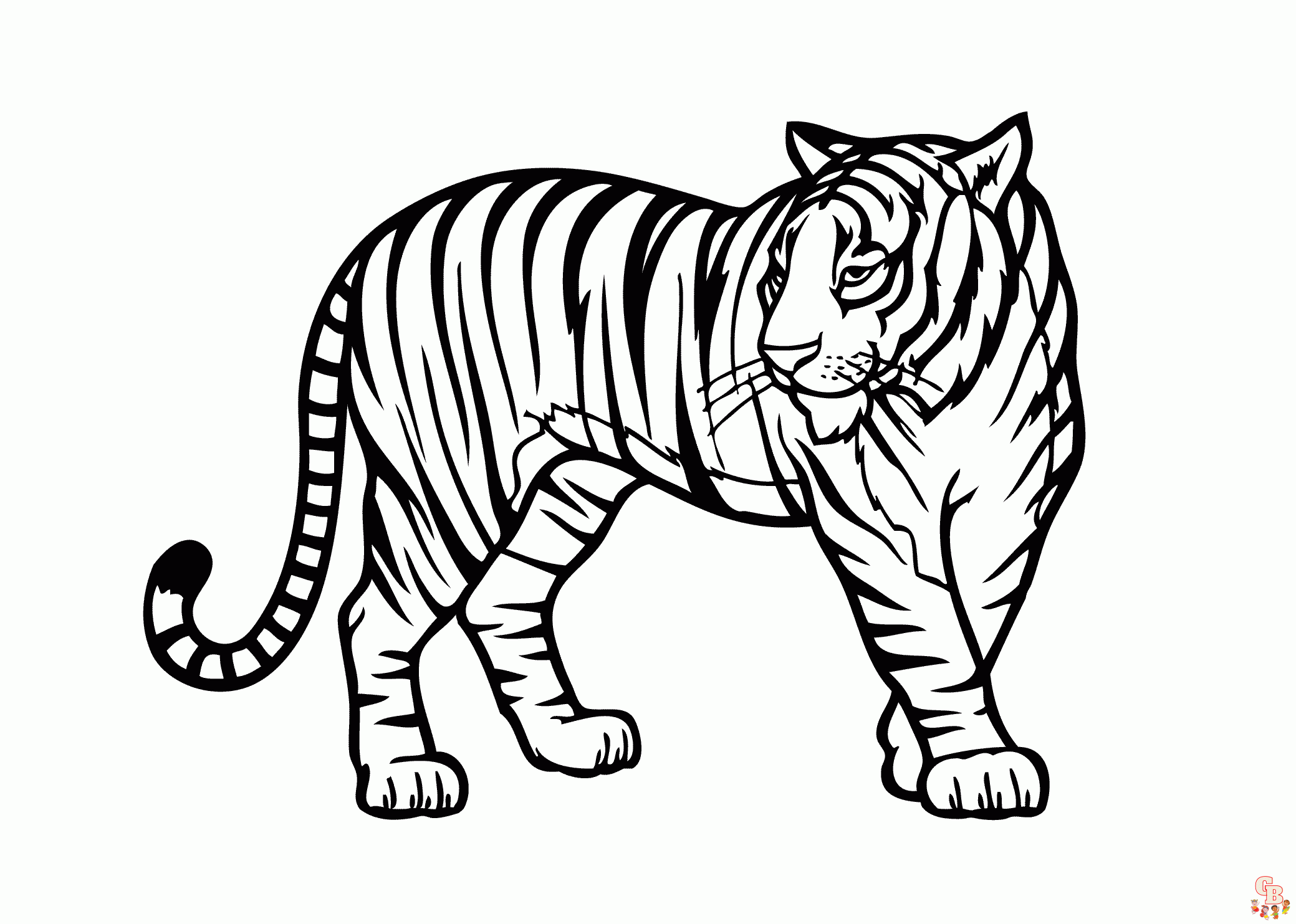 realistischer Tiger ausmalbilder zum ausdrucken
