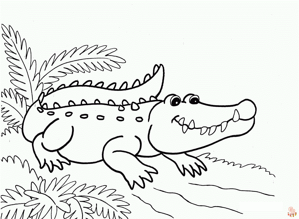 Krokodile ausmalbilder zum ausdrucken kostenlos