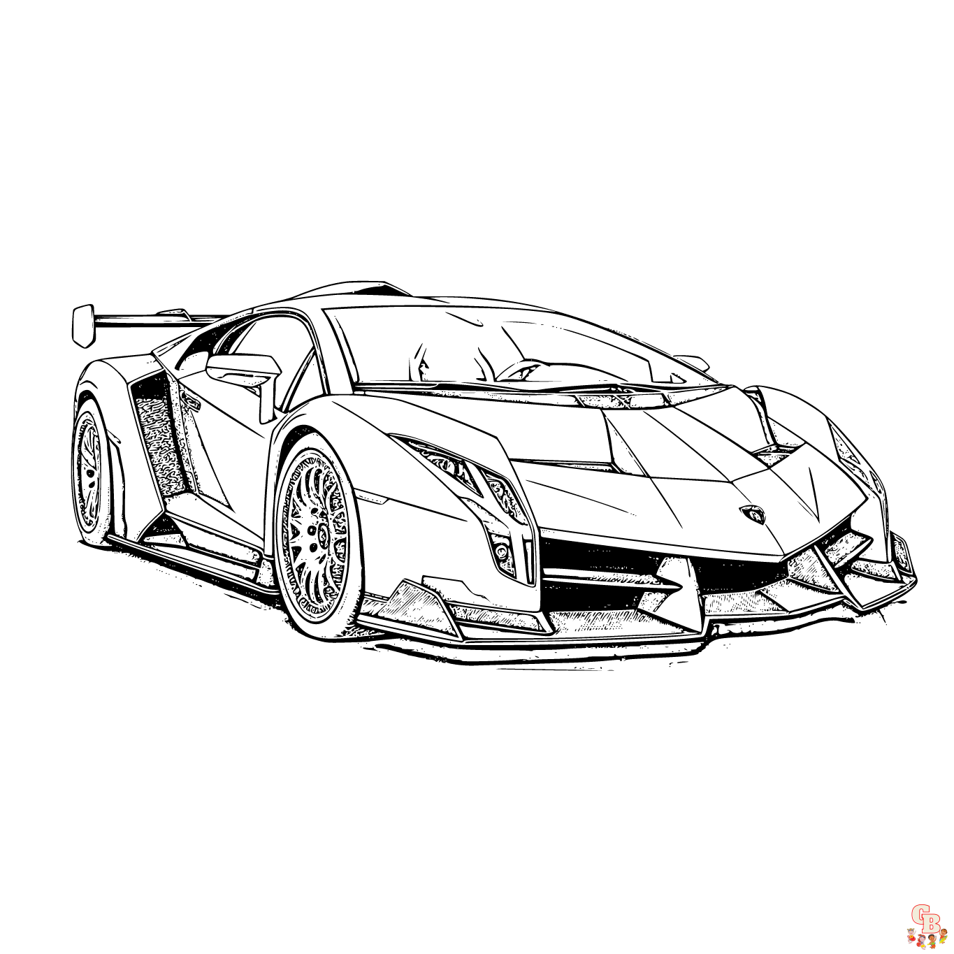 Lamborghini ausmalbilder