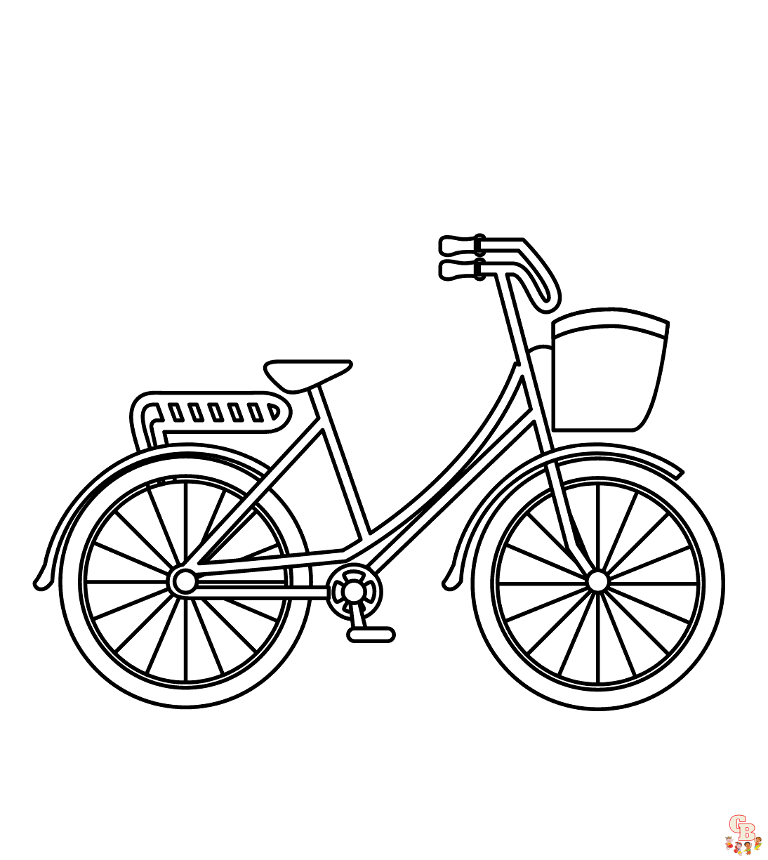fahrrad ausmalbilder kostenlos