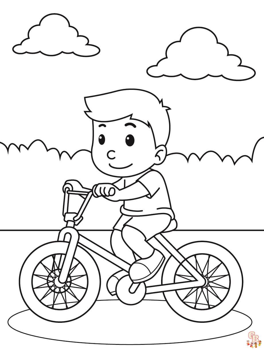 fahrrad ausmalbilder zum ausdrucken kostenlos