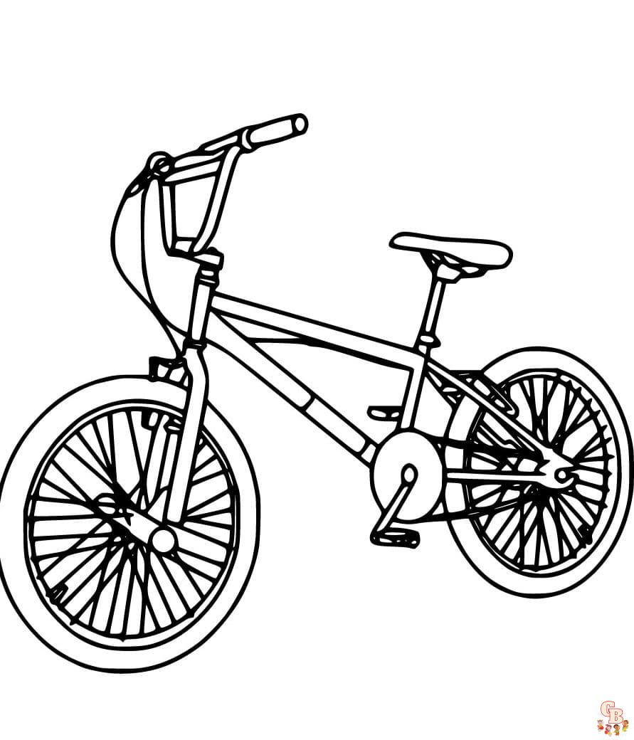 fahrrad ausmalbilder