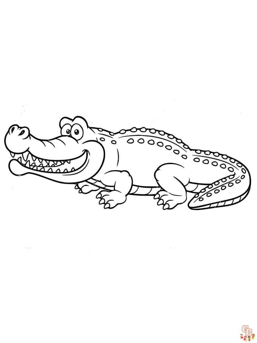 krokodil ausmalbilder