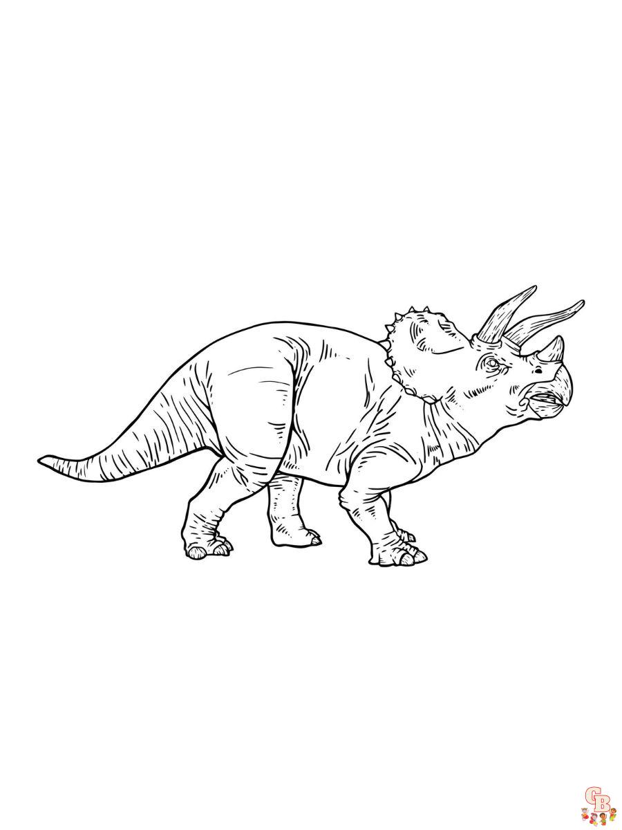 triceratops ausmalbilder