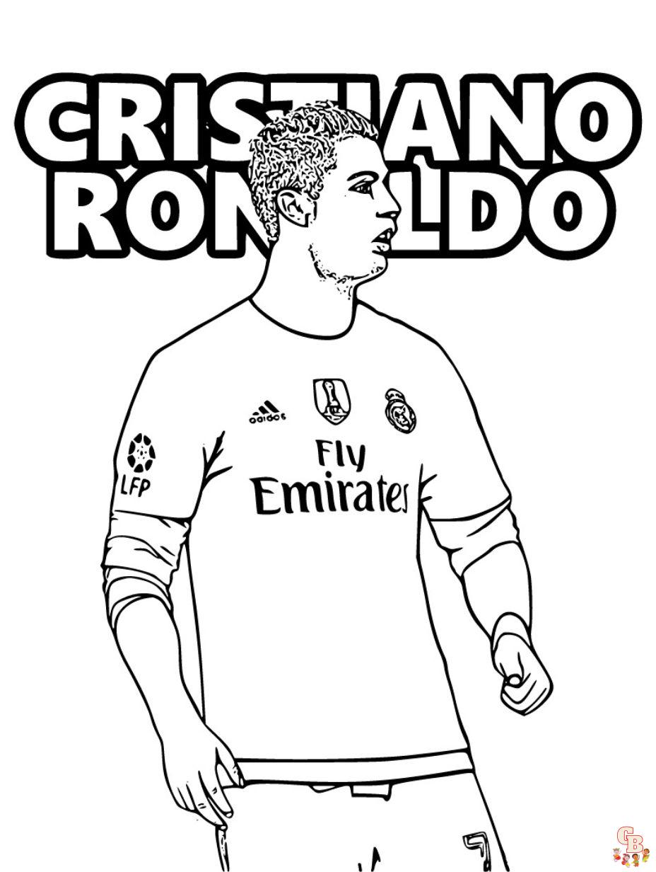Cristiano Ronaldo Ausmalbilder fur Kinder