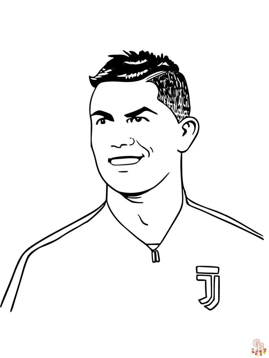 Cristiano Ronaldo ausmalbilder zum ausdrucken kostenlos