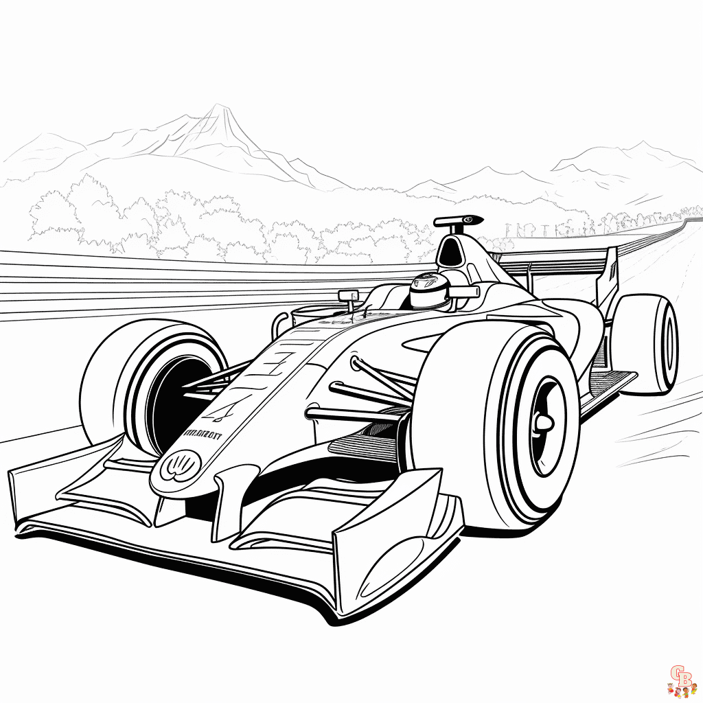 Formel 1 ausmalbilder zum ausdrucken kostenlos