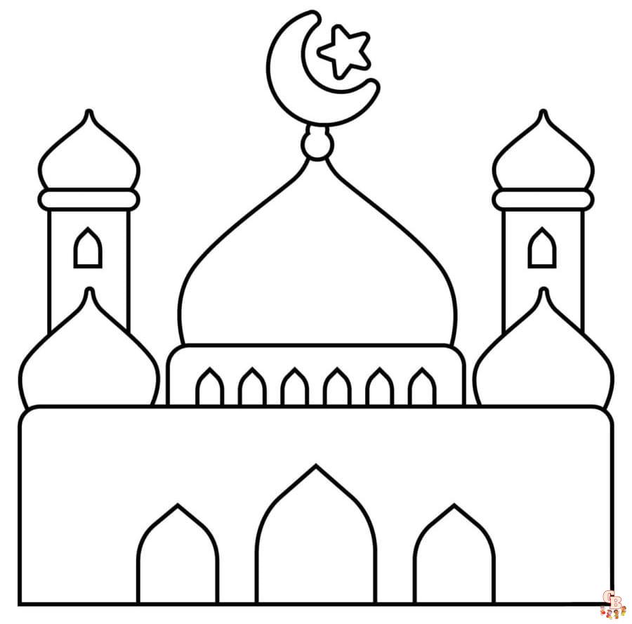 Moschee ausmalbilder fuer Erwachsene