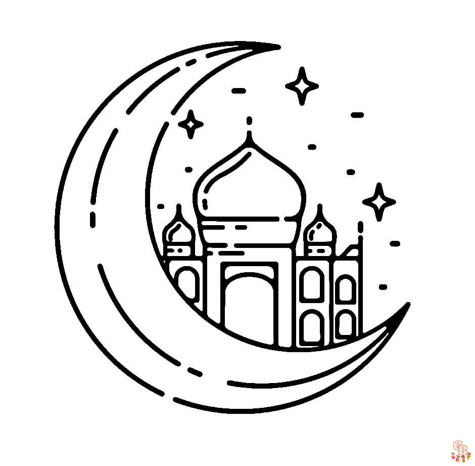 Moschee ausmalbilder kostenlos