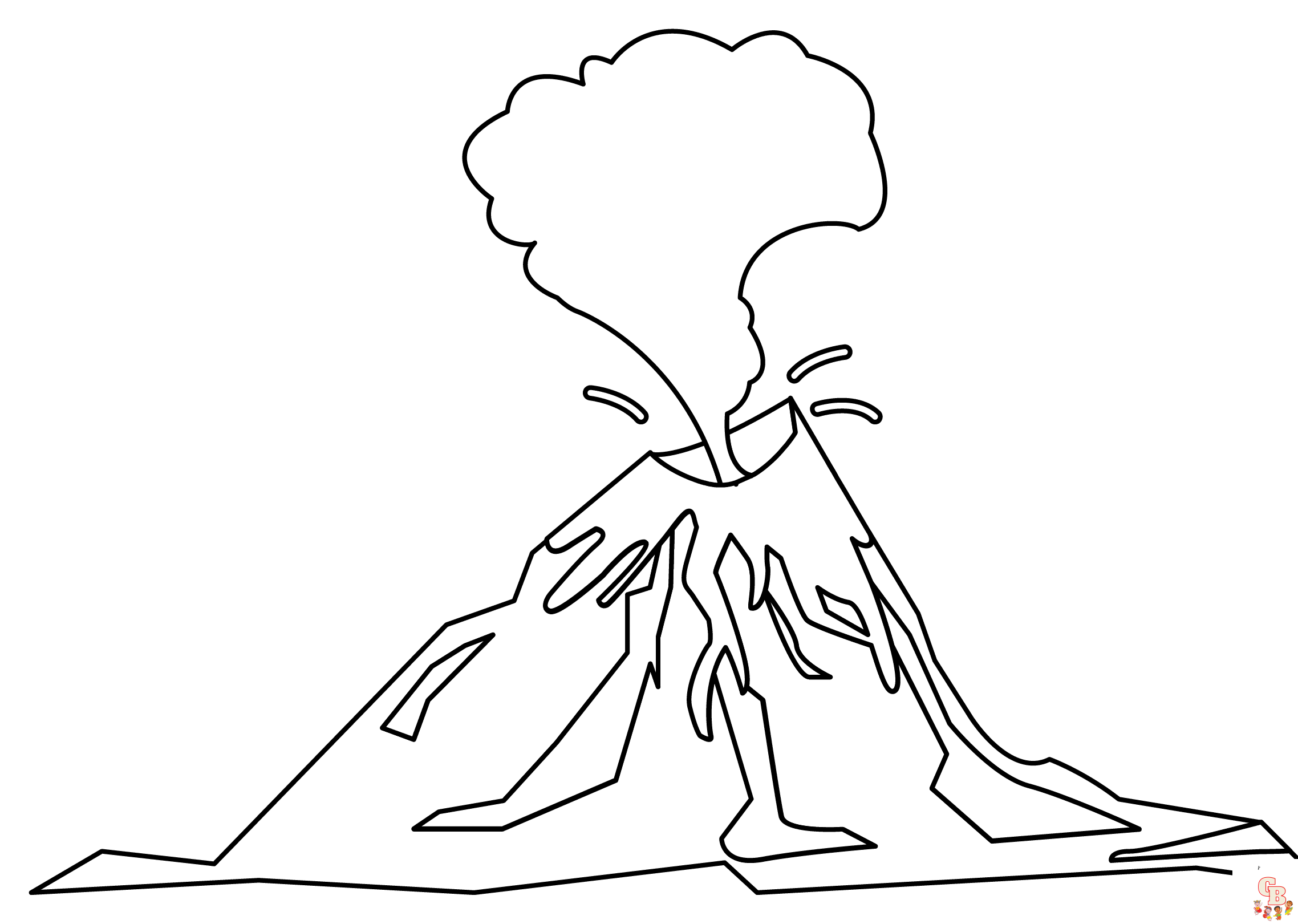 Vulkan ausmalbilder zum ausdrucken kostenlos