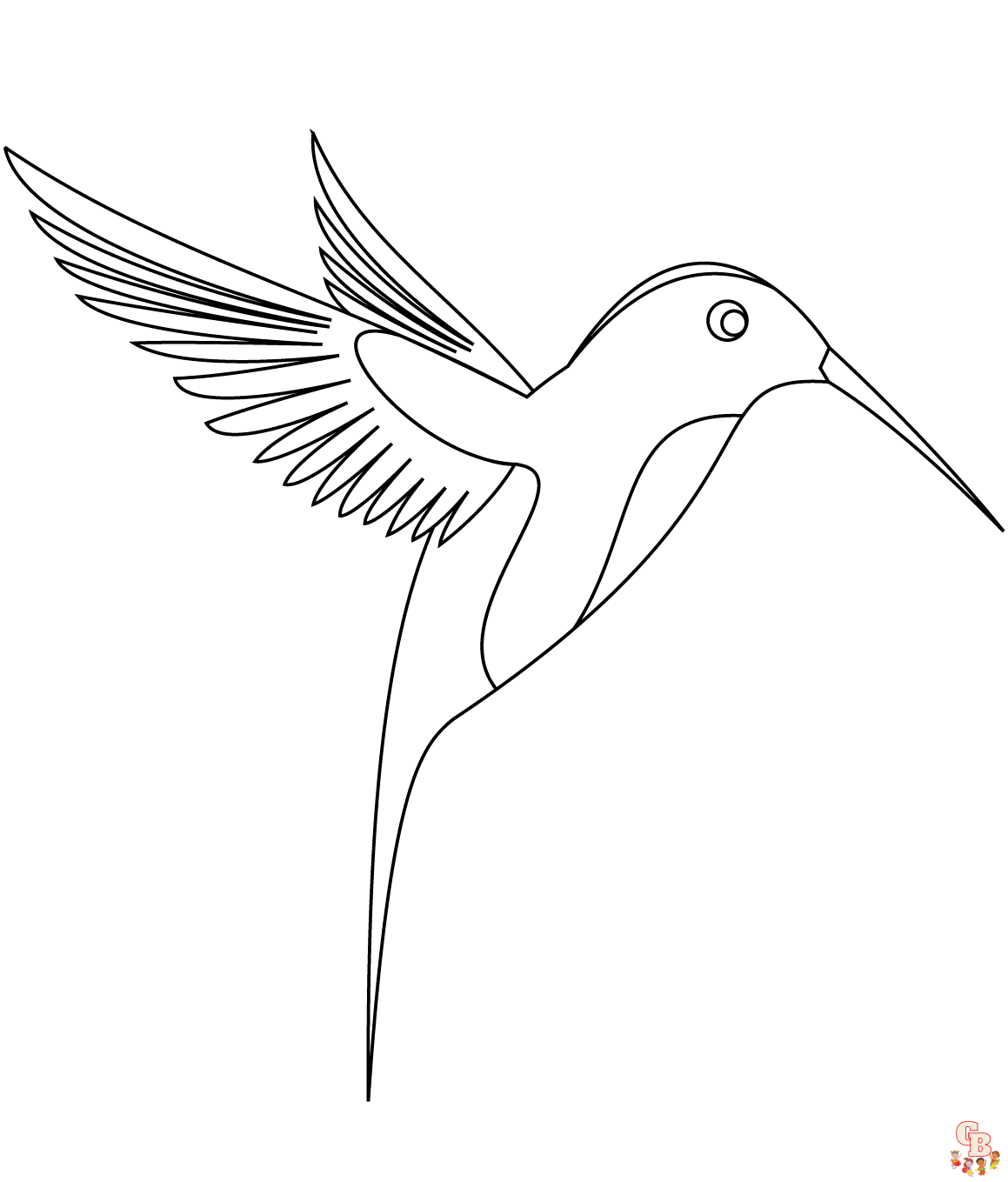 kolibri ausmalbilder kostenlos
