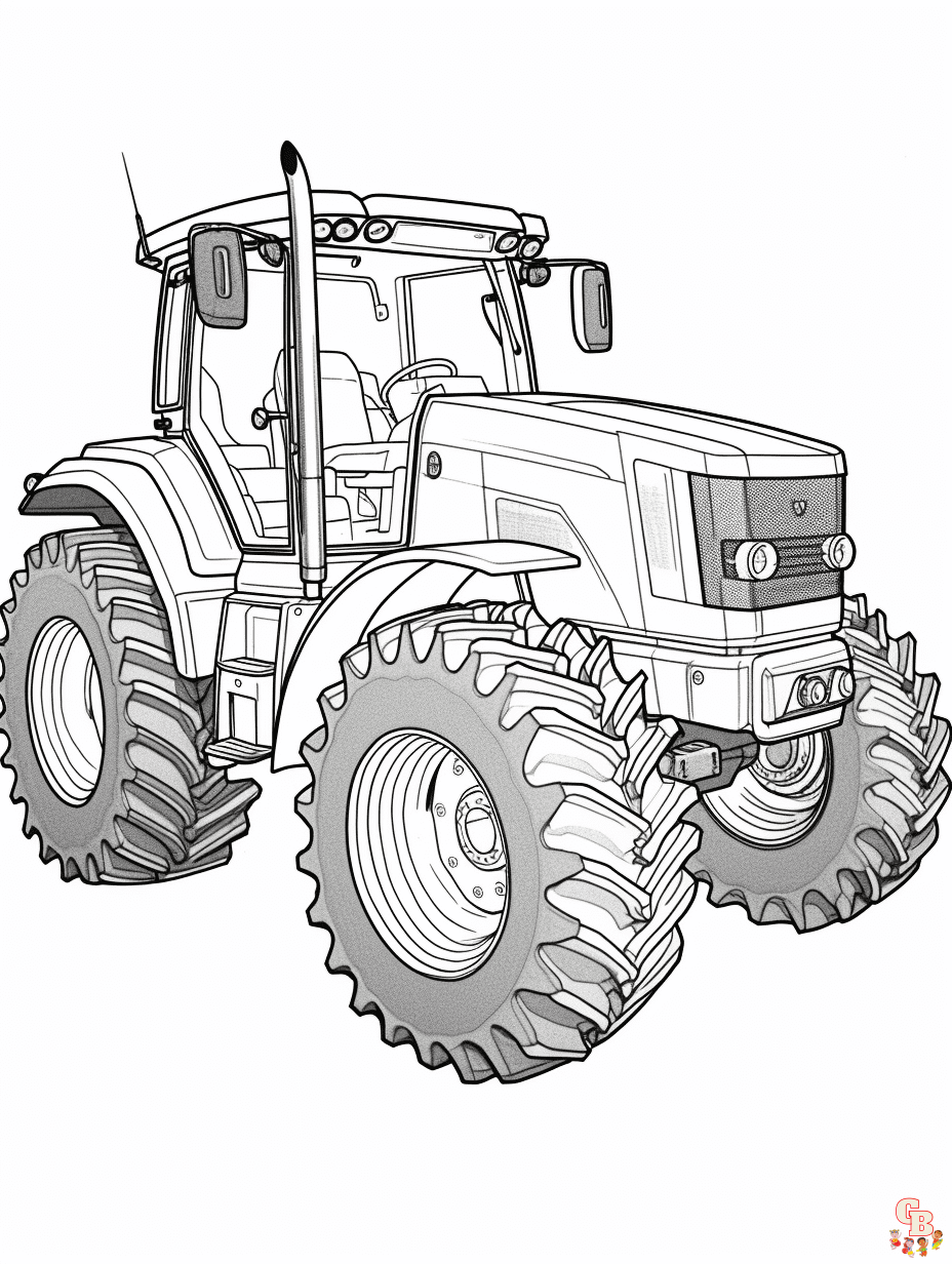 fendt traktor Ausmalbilder fuer Kinder kostenlos