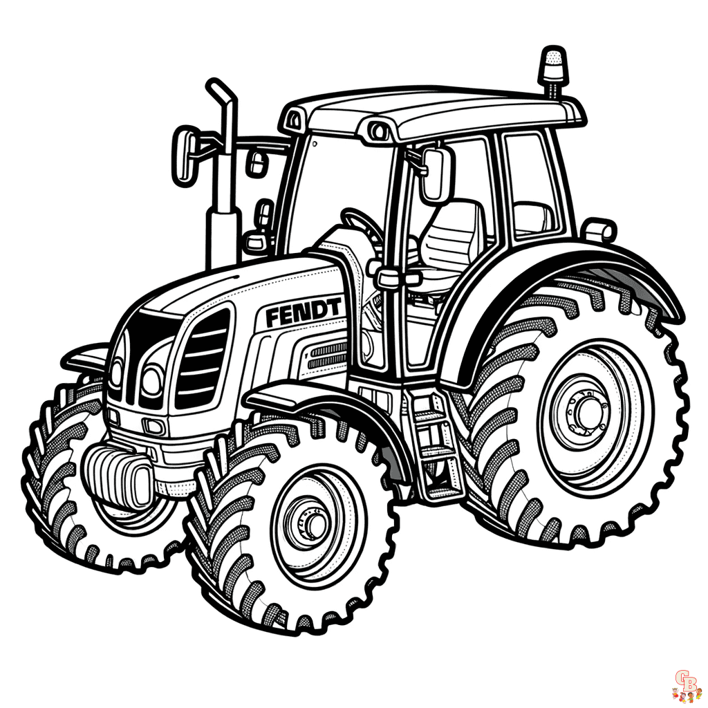 fendt traktor ausmalbilder kostenlos