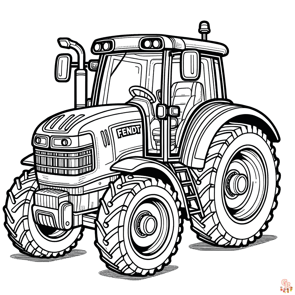 fendt traktor ausmalbilder zum ausdrucken kostenlos